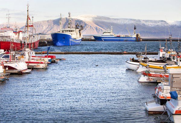 Reykjavikin satamassa on syytä käydä romanttisella iltakävelyllä.