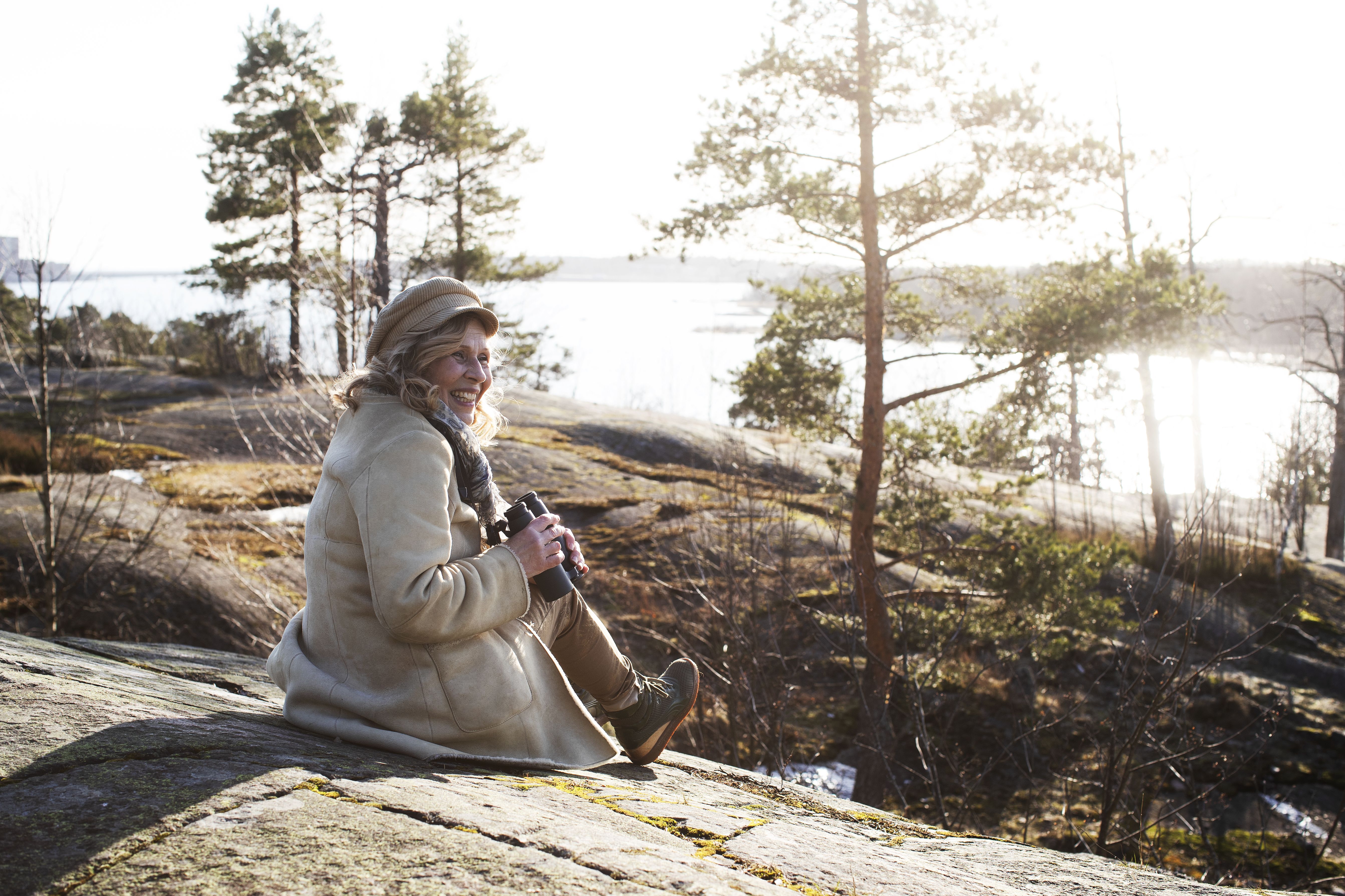 Laura Ruohosen kotimaisemista Helsingin Meilahdesta on hyvät mahdollisuudet tarkkailla merenrantojen lintujen elämää.