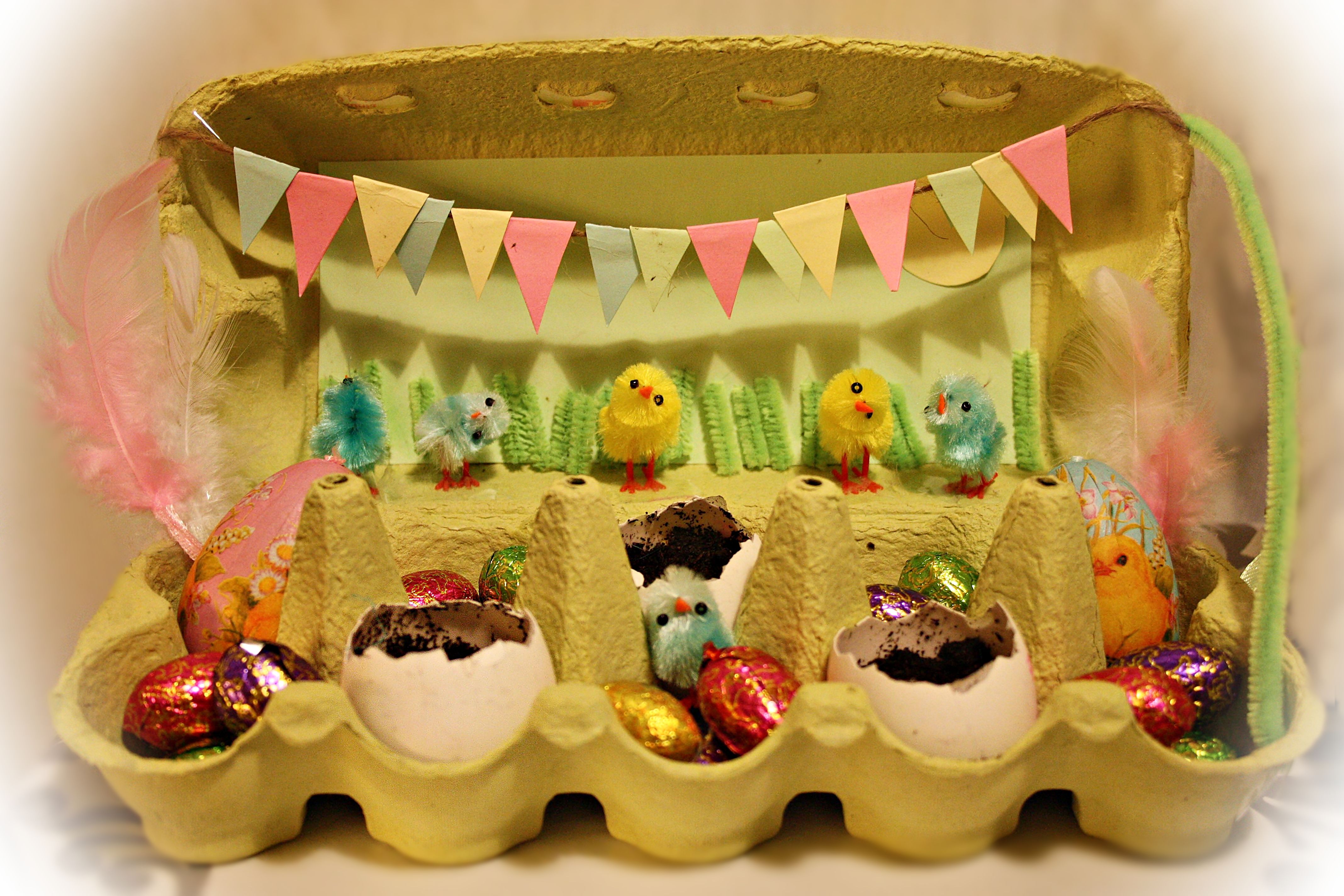 Kananmunakennon uusi elämä. –Appelsiini