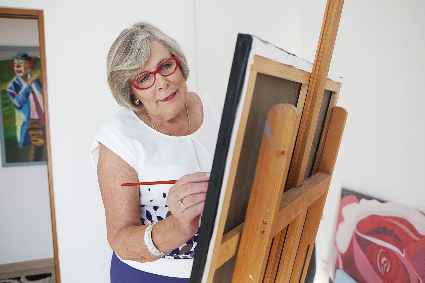 Viime aikoina Pirkko on enemmän kirjoittanut kuin maalannut.