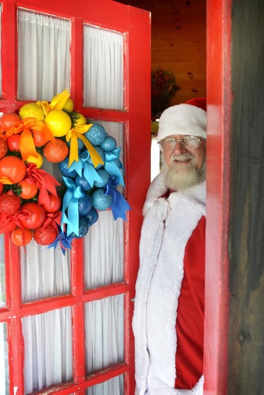 Penedossa voi nähdä itse joulupukin.