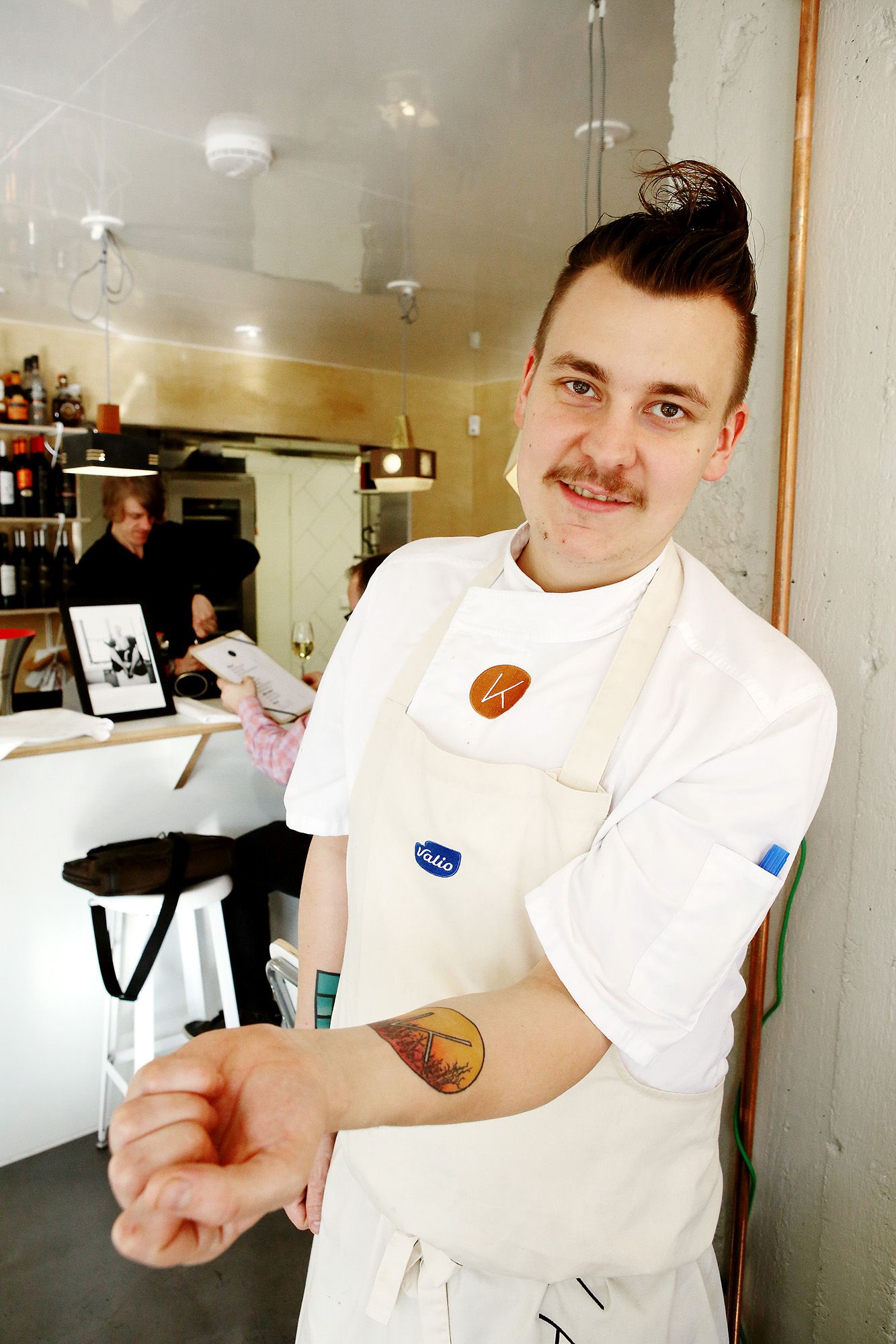 Kaskis menee kirjaimellisesti kokki Erik Mansikan iholle.