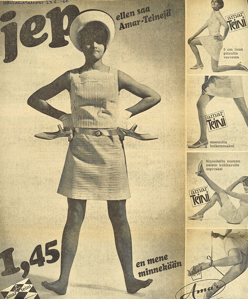 Sukkahousumallille kelpasivat vain Amar-Teinit.