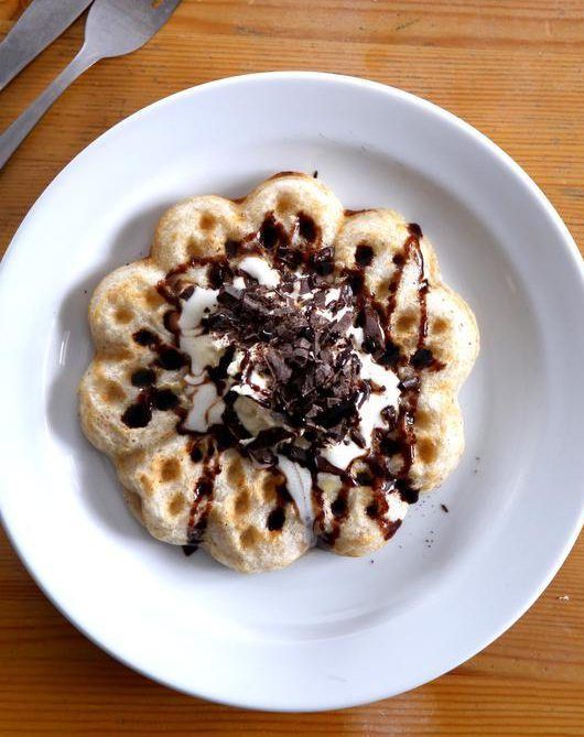 Rapea vohveli palkitsee laskettelijan.