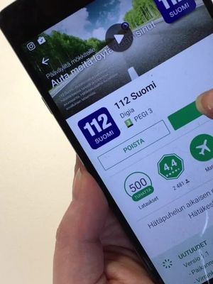 Näin lataat 112 Suomi -sovelluksen