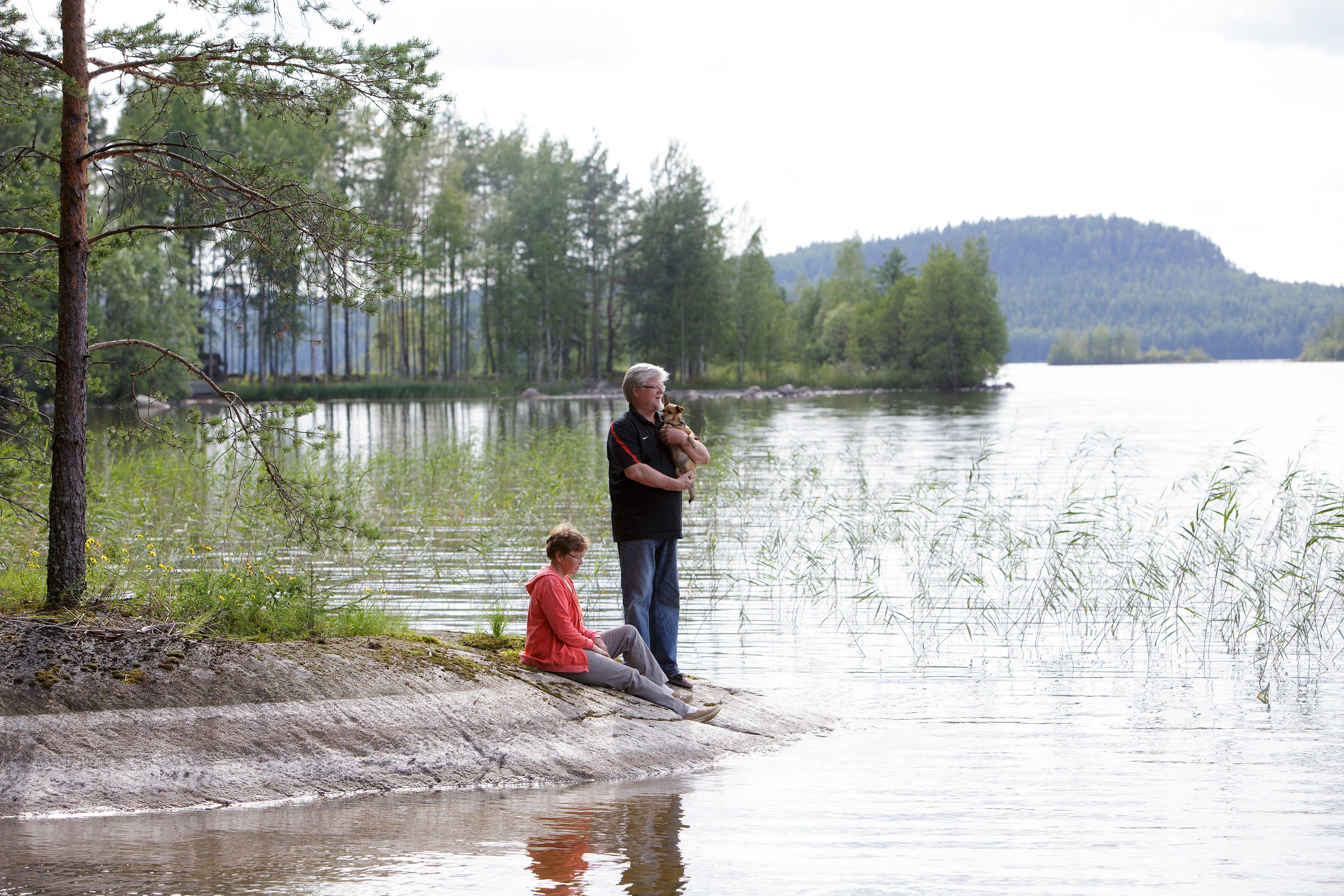 Taustalla Hyyppäänvuori, "Keski-Suomen Koli".
