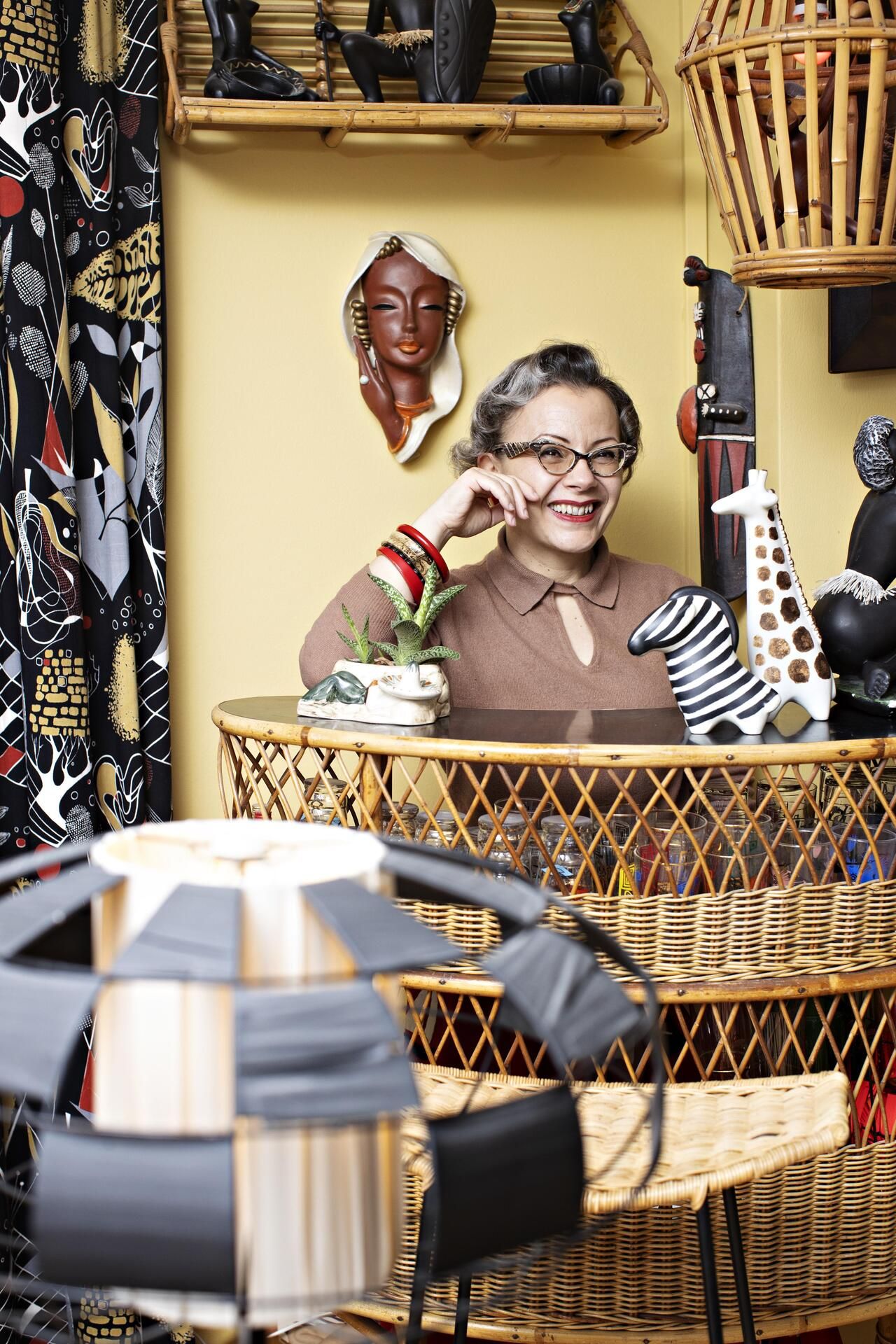 Rottinki on Sylvielle mieluinen materiaali.