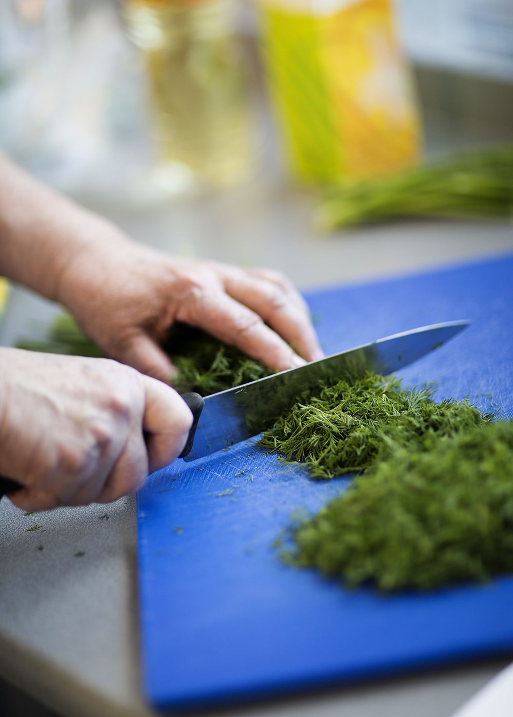 Tillinippu silputaan päivän aterialle.