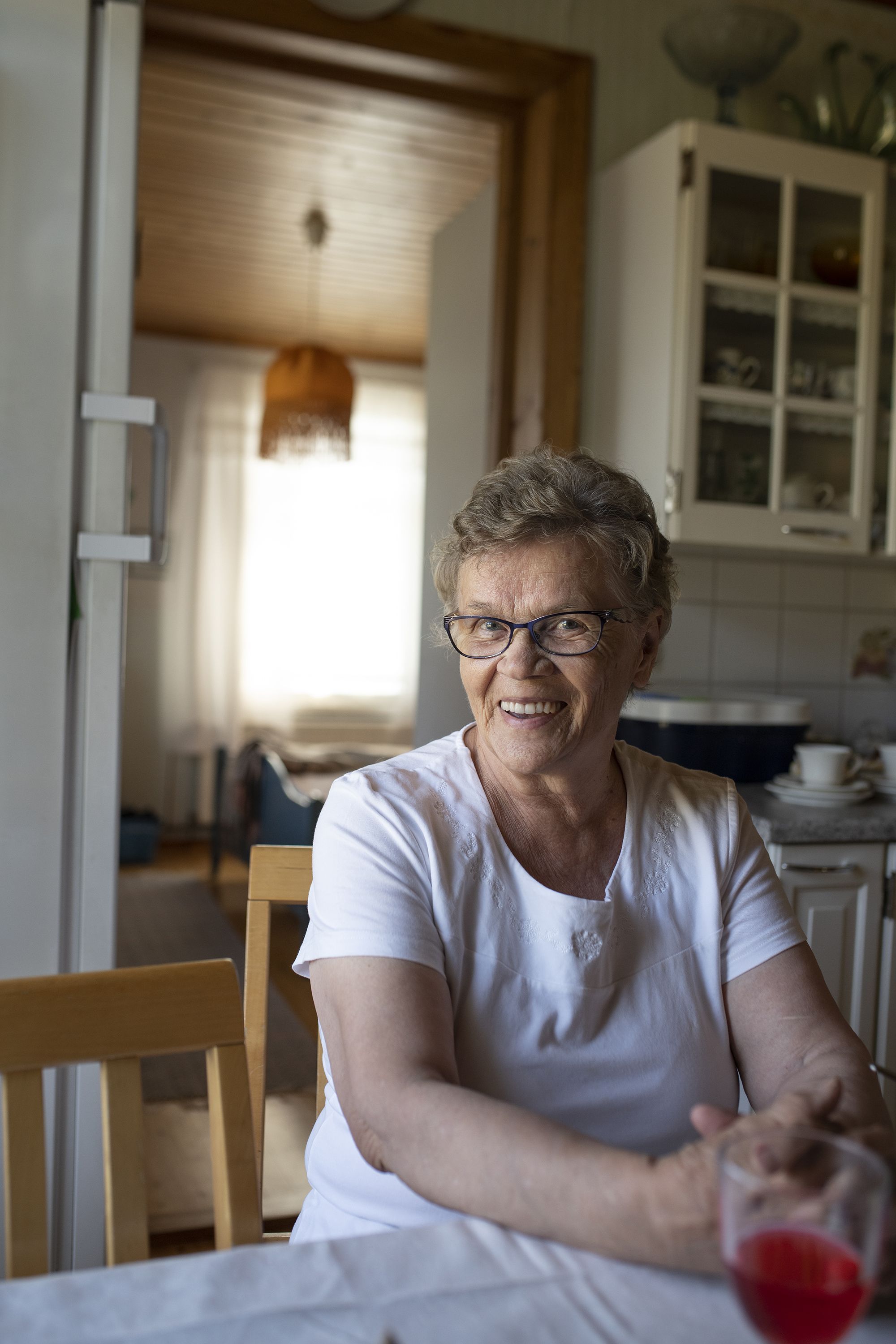 ”Talvisin käyn seurakunnan kerhossa. Toisten ihmisten näkeminen virkistää.”