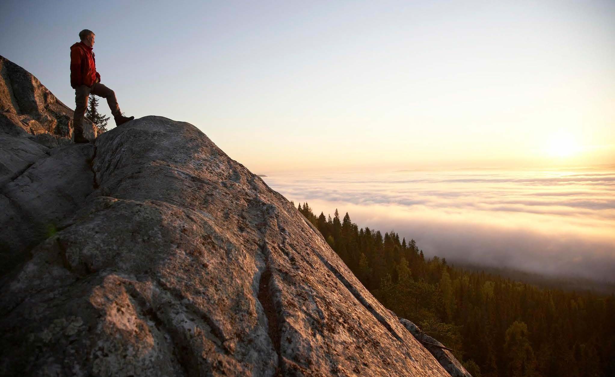 Kolilla ihmisen on helppo tuntea itsensä pieneksi.