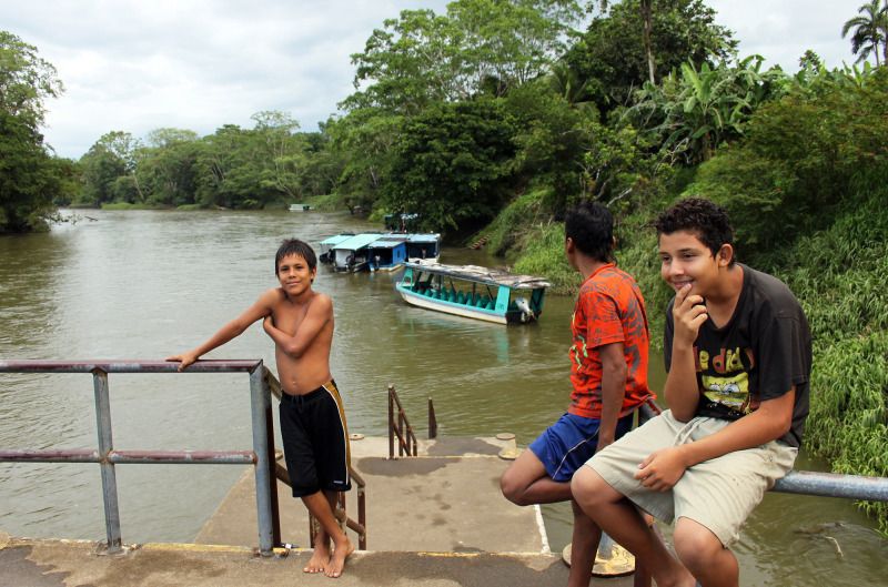 Seikkailu Sarapiqui-virralla voi alkaa.