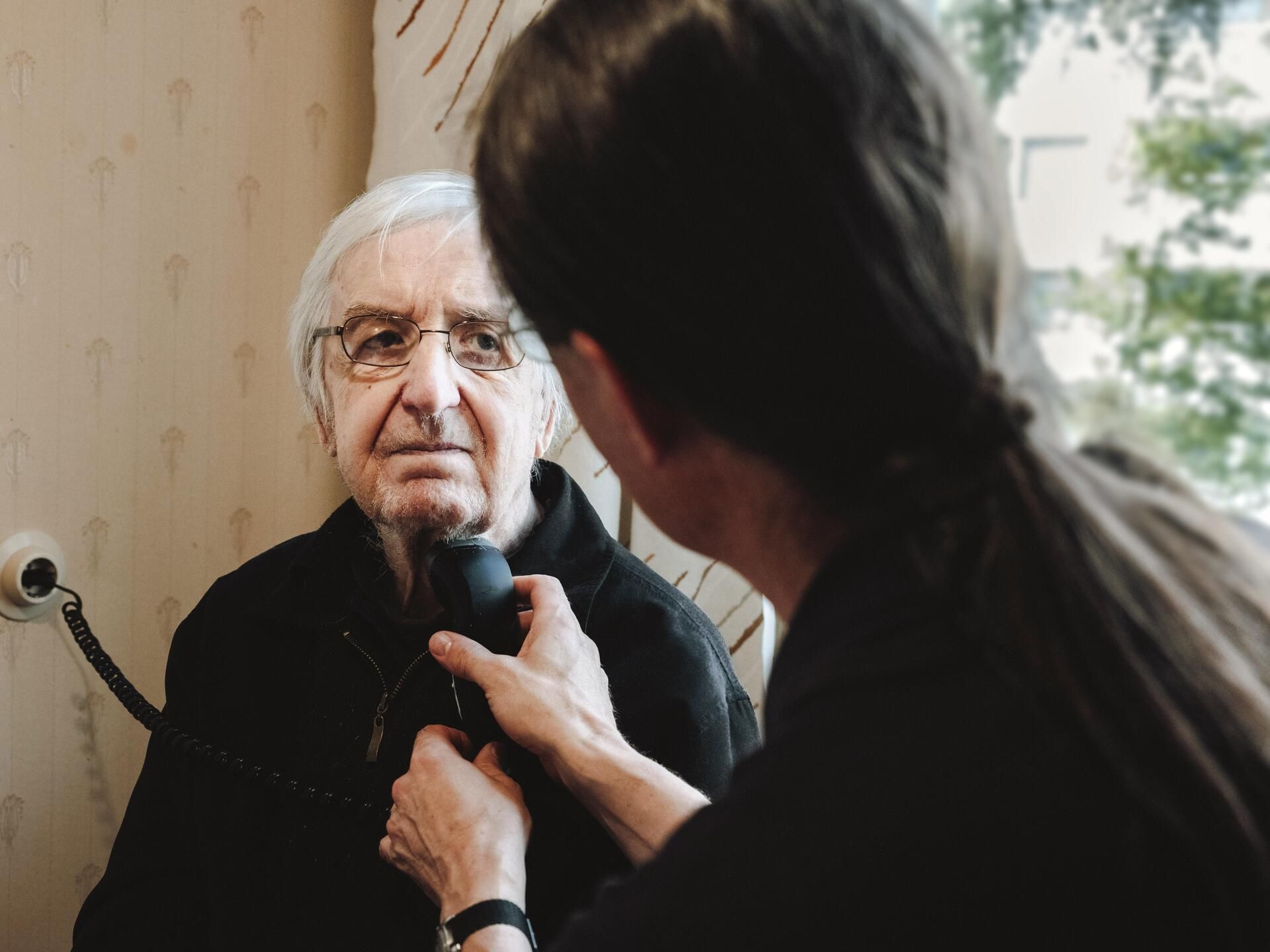 Ennen lähtöä ajan vielä isän parran.