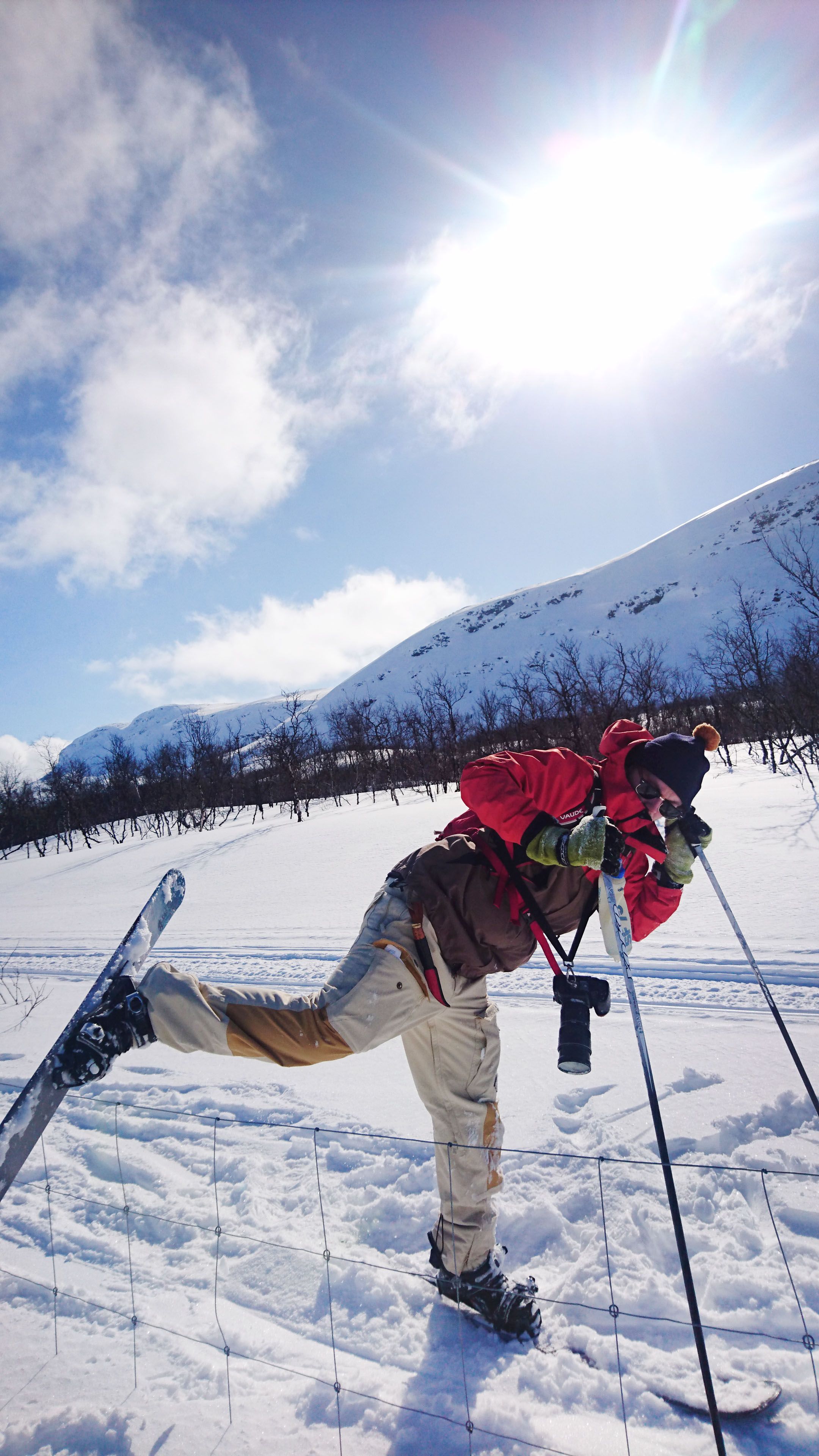 Liukulumikengät ovat paikoin suksia kätevämmät.