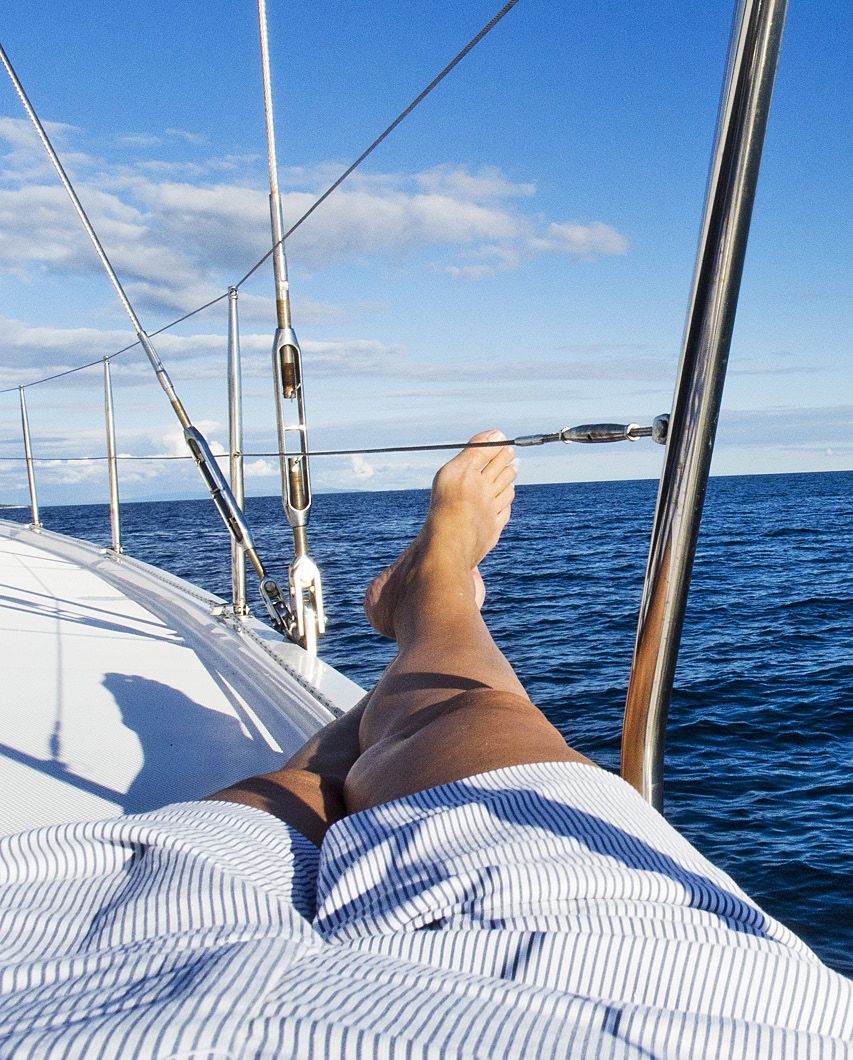 Kahden sinisen välissä on mukava mietiskellä elämän tarkoitusta.