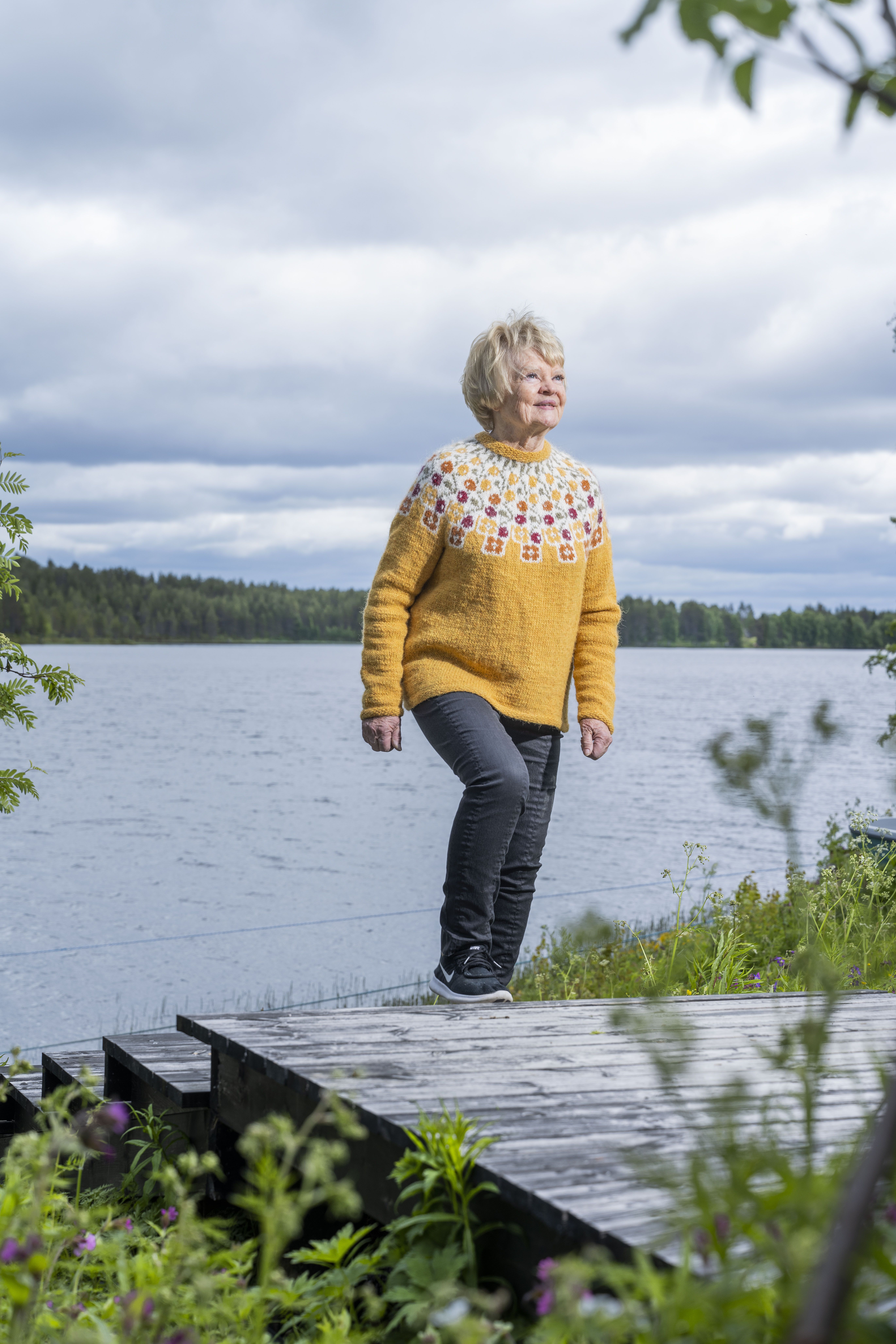 Anu Pentikillä on pieni tuttavapiiri, perhe ja Posion läheisimmät työtoverit riittävät. ”Kun antaa läheisilleen energiaa itsestään, se menee oikeaan suuntaan.”