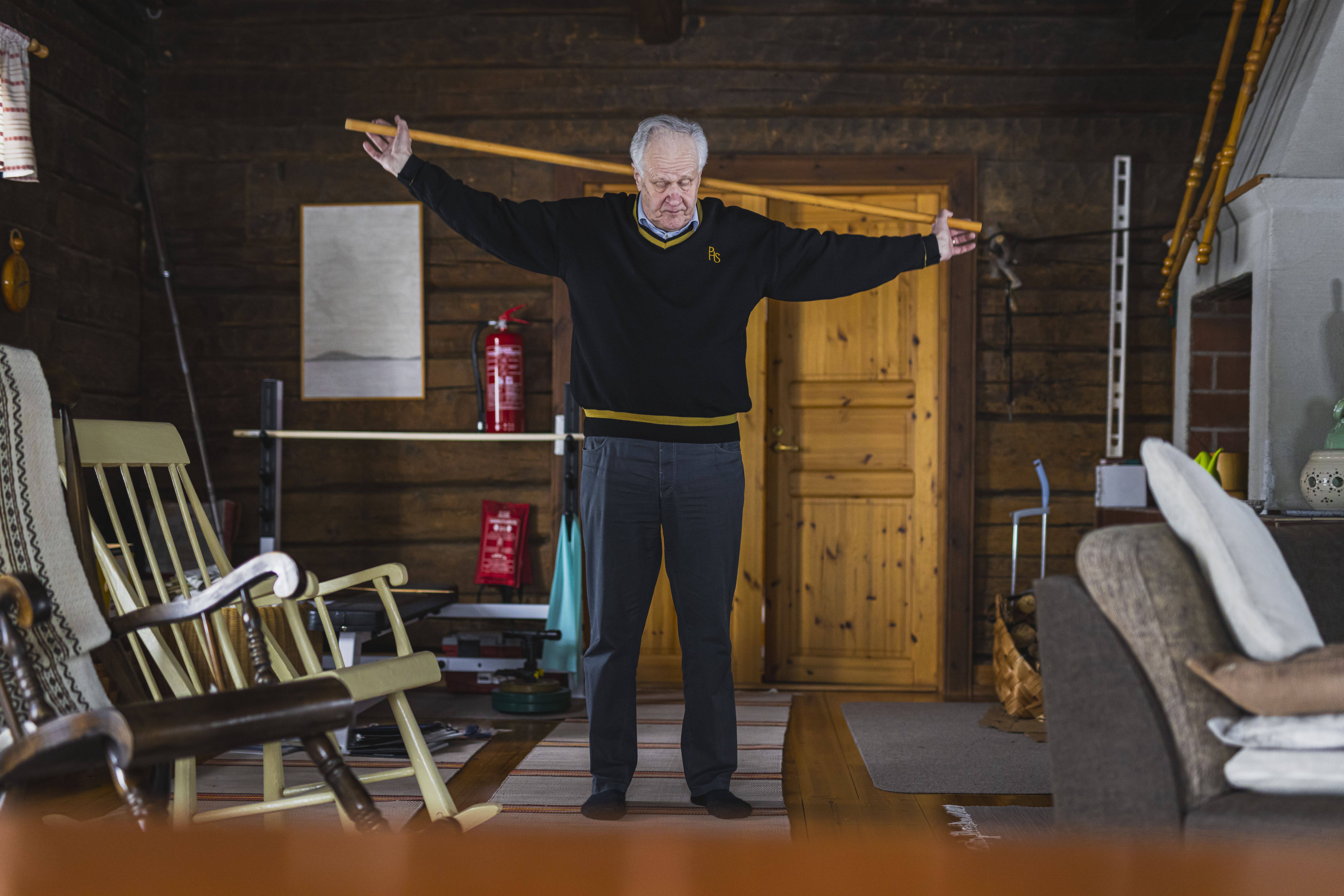 Kääriälä on ollut Sepon pakopaikka, mutta niin se on ollut muidenkin: sodan aikana tuvassa nukkui 30 sotaa paennutta.