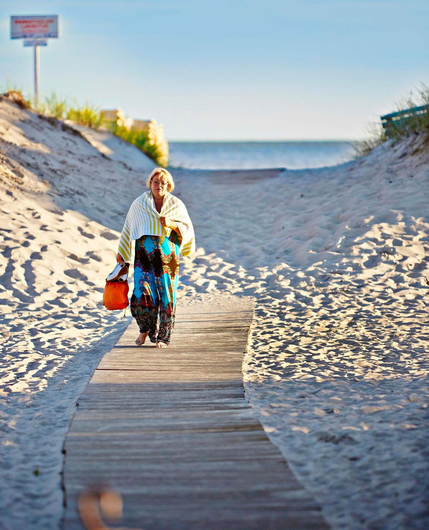 Pärnun hiekkaranta on pitkä ja hienohiekkainen.