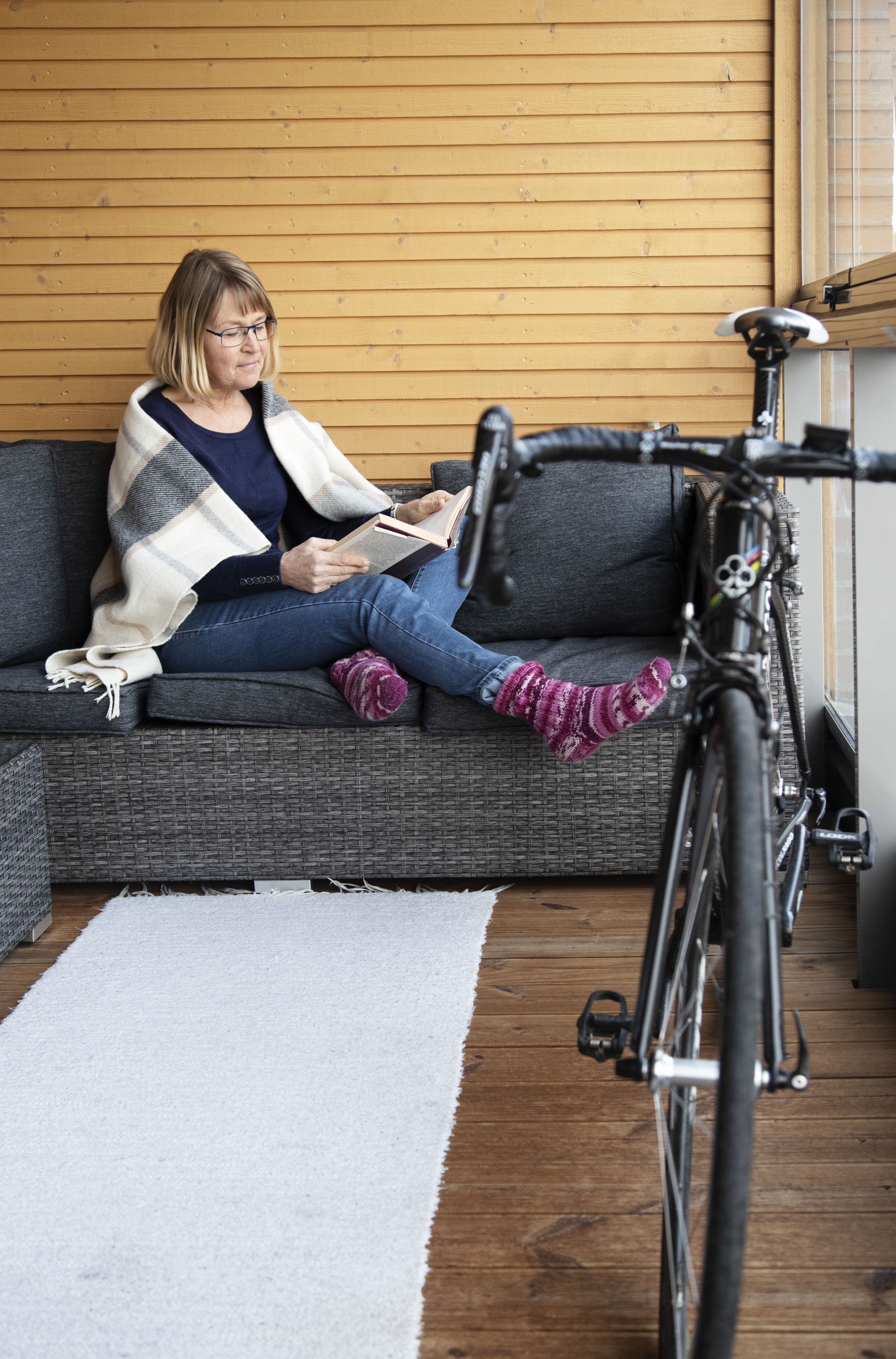 &nbsp;Helsingin-koti on Kalasatamassa. Sieltä on hyvä&nbsp;lähteä pyörälenkille kaikkiin suuntiin.