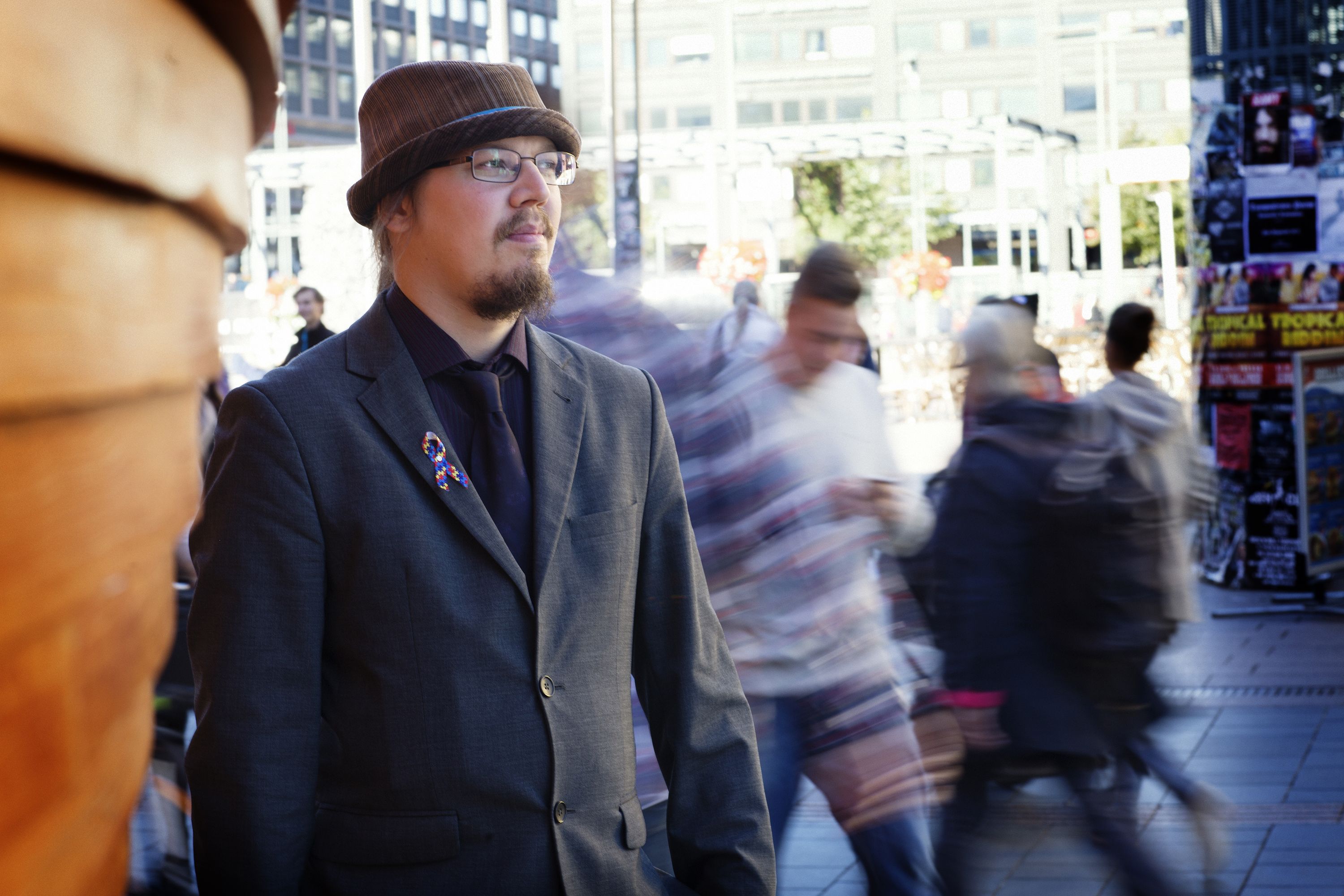 Ilkka Nygrén ei viihdy keskustan ihmisvilinässä. Ajatus elokuvissa käymisestä on mahdoton.