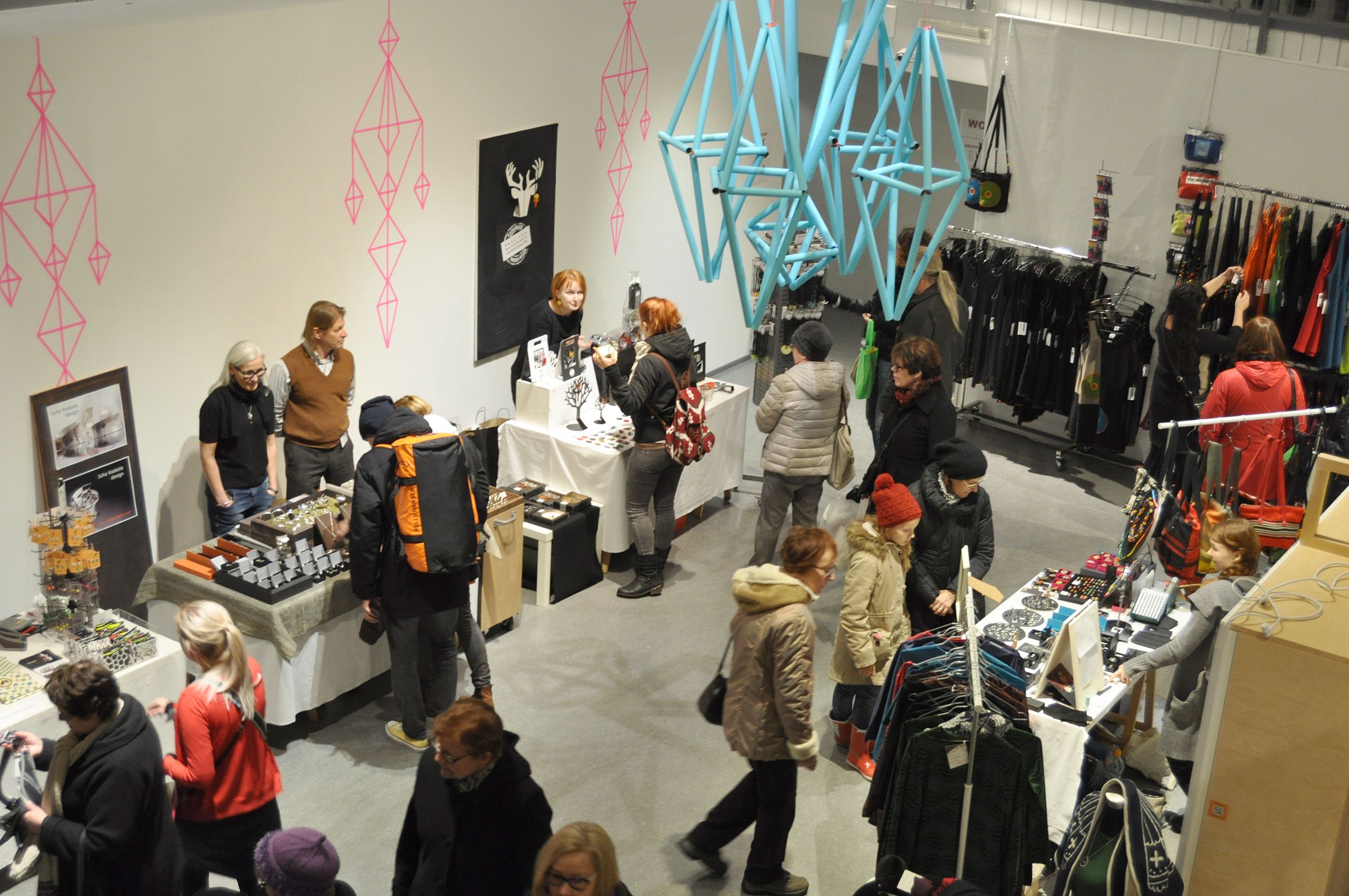 Käsityöläisten joulutori Jyväskylässä. Kuva: Sari Koskinen.