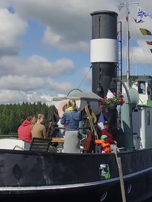 Näin höyrylaiva Warkaus purjehtii Saimaalla – katso video