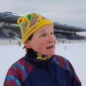 Marja hiihtää yli 1000 kilometriä vuodessa