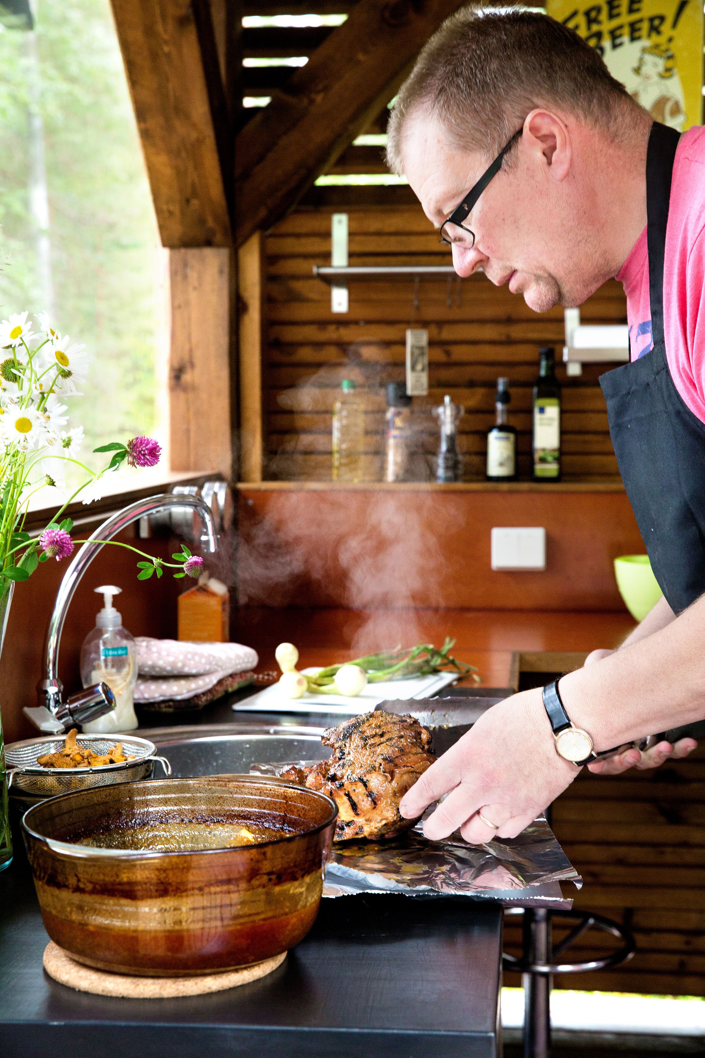 Raimo on perheen lihavastaava.