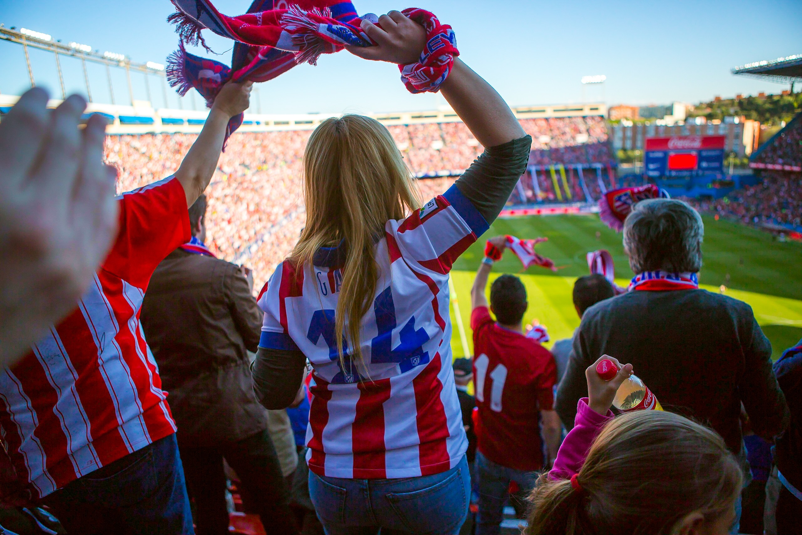 Madridilaiset ovat jalkapallokansaa.