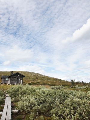 Montellin maja Pallas-Yllästunturin kansallispuistossa. Kuva Tea Karvinen