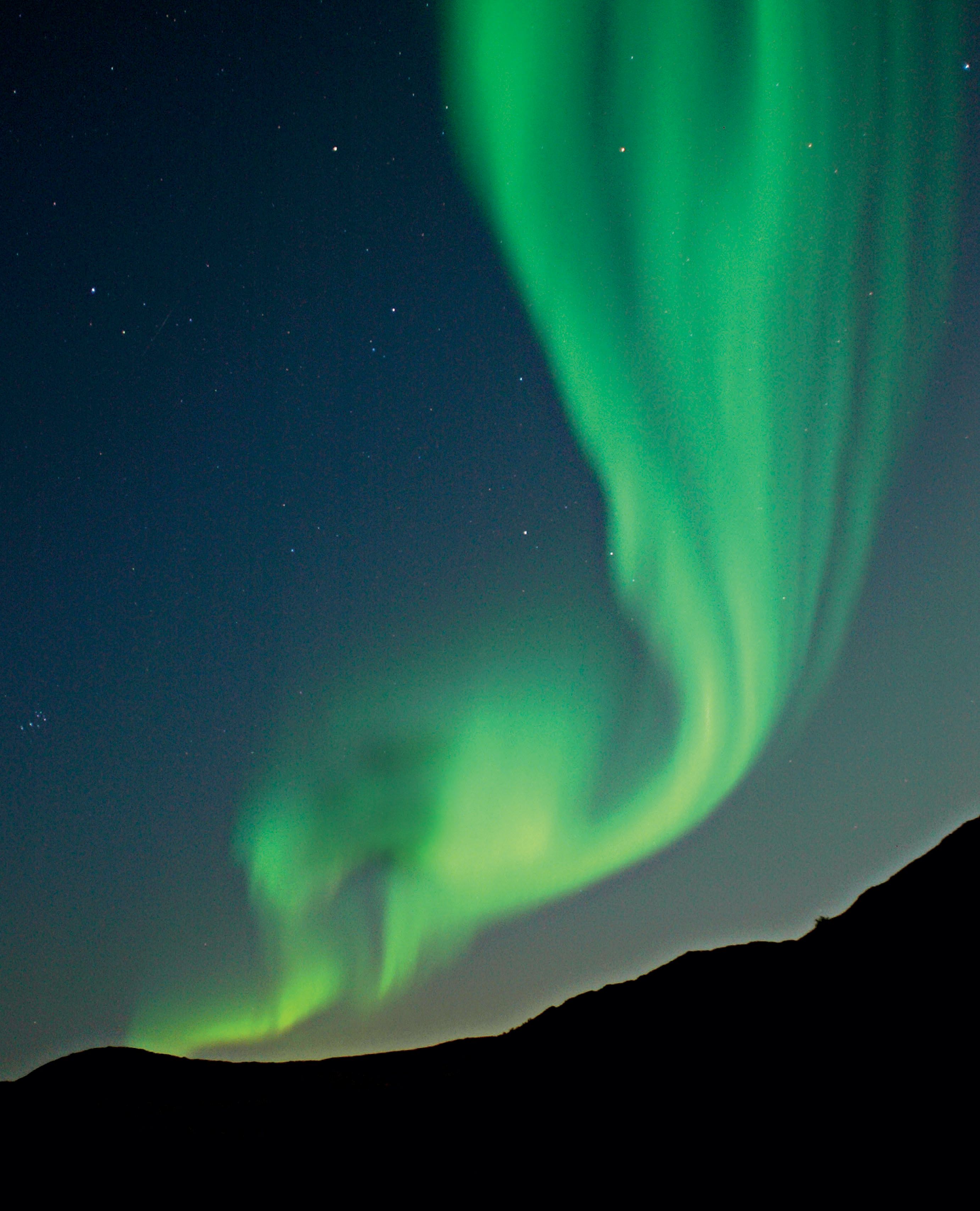 Reitillä voi nähdä upeita näkyjä myös taivaalla.