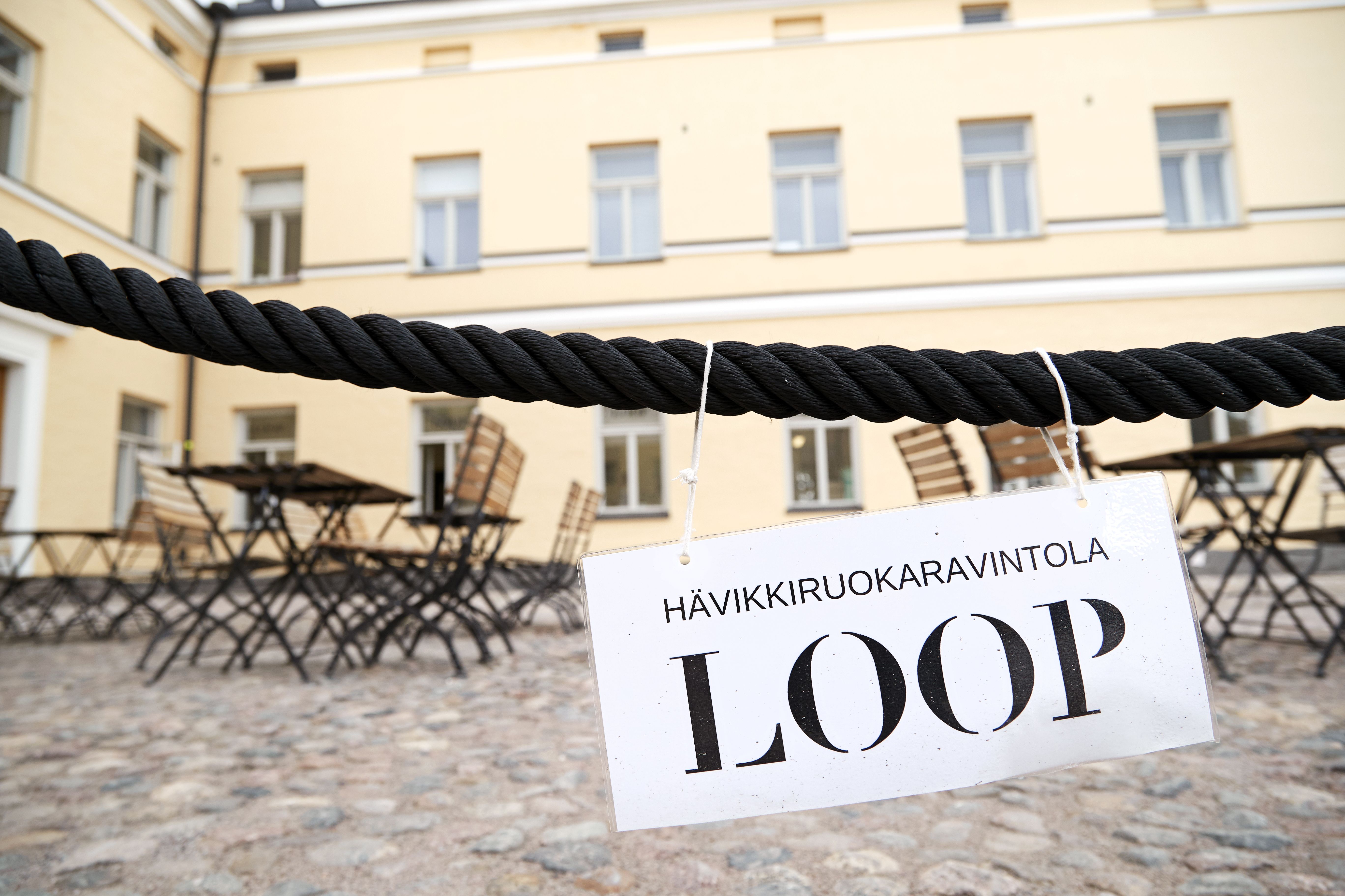 Hävikkiruokaravintola Loop sijaitsee Helsingissä Lapinlahden sairaalan entisissä tiloissa.