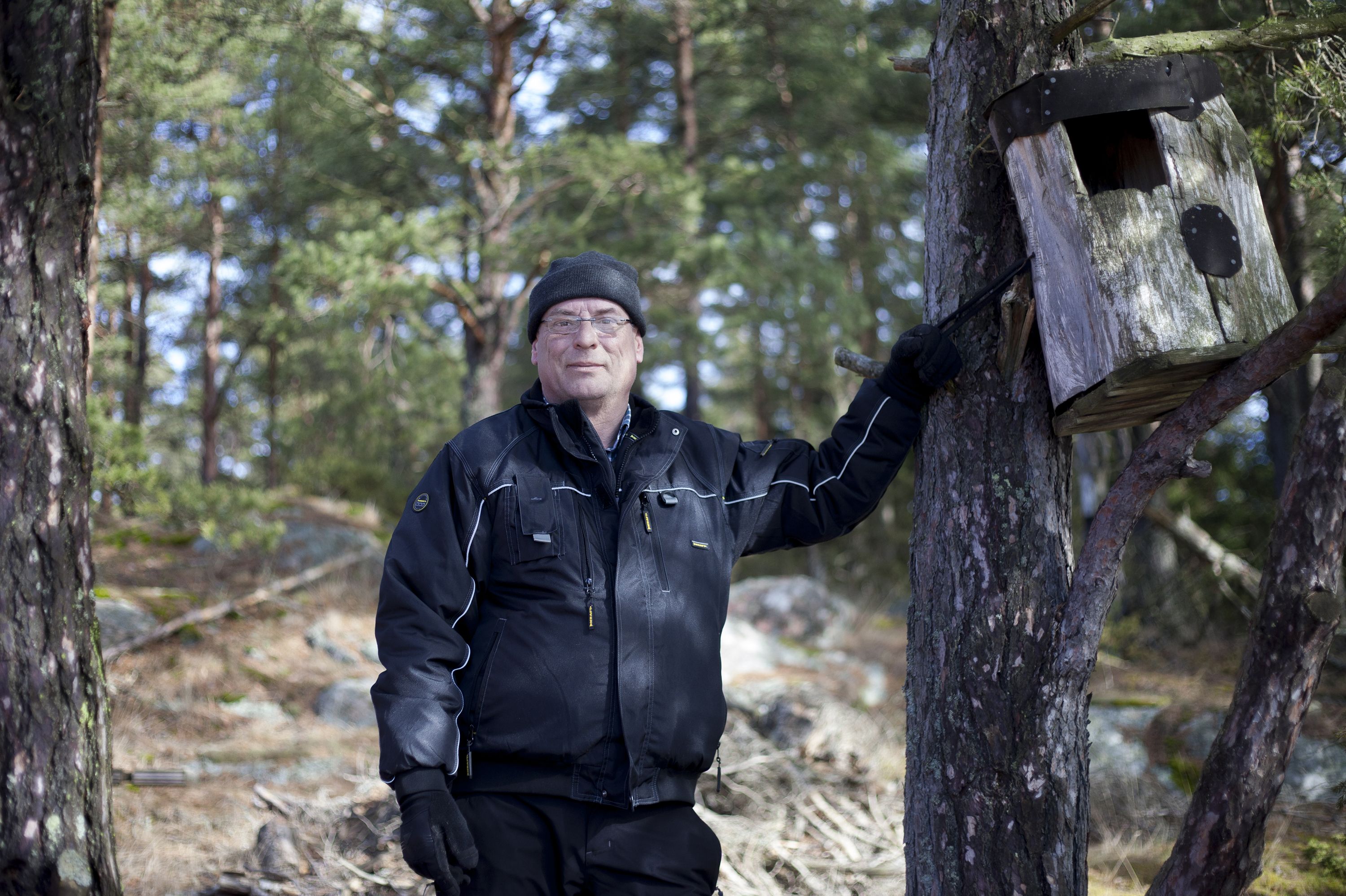 Patrik Finneman rakastaa saariston luontoa ja rikkumatonta rauhaa.