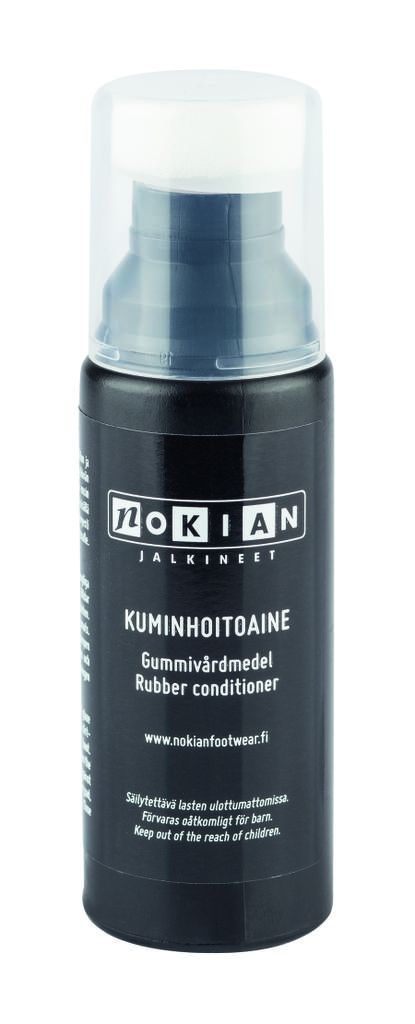 Pidennä saappaiden käyttöikää suoja-aineella. 6 e, Nokian Jalkineet.