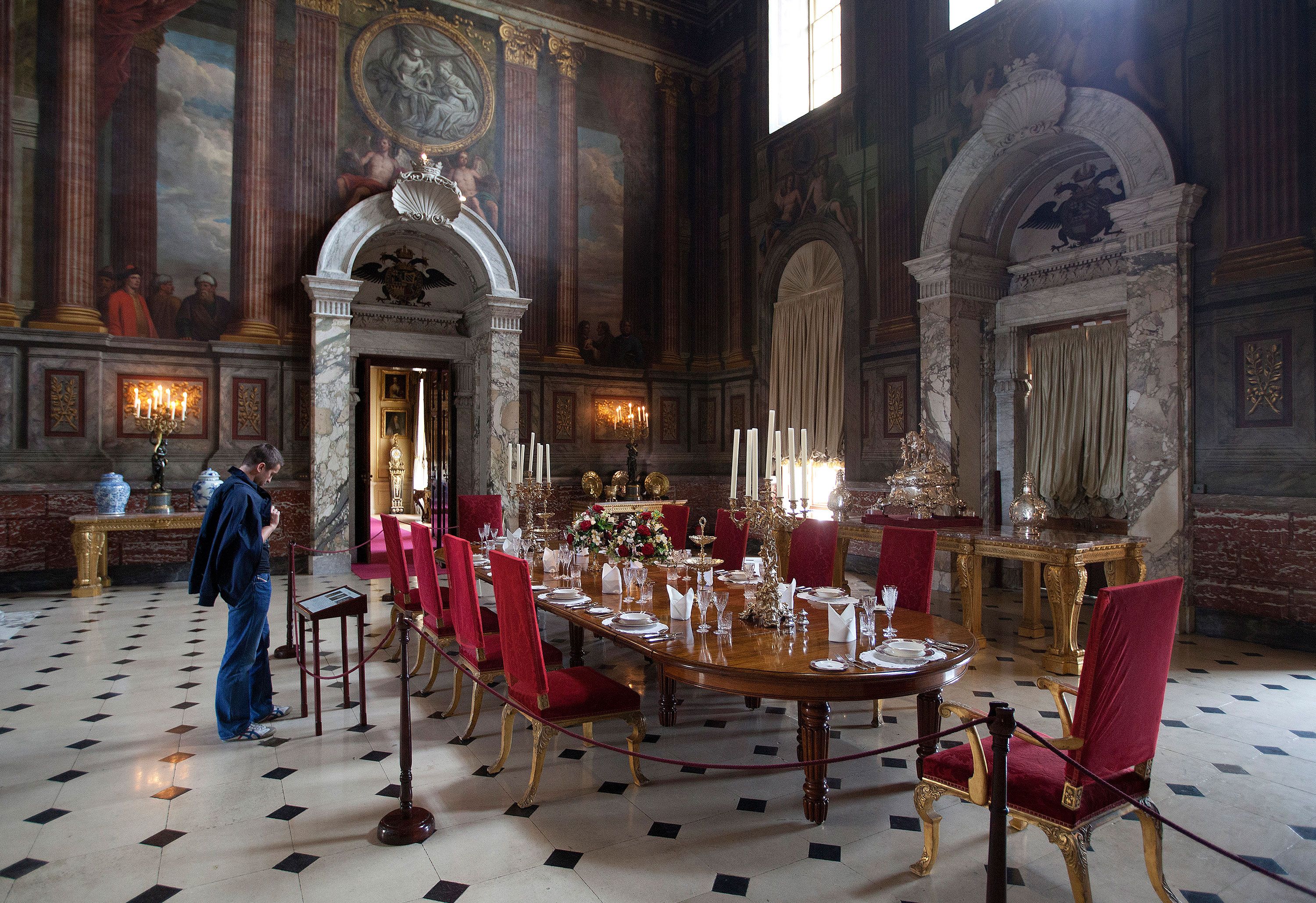 Blenheimin palatsin katto on taivaissa.