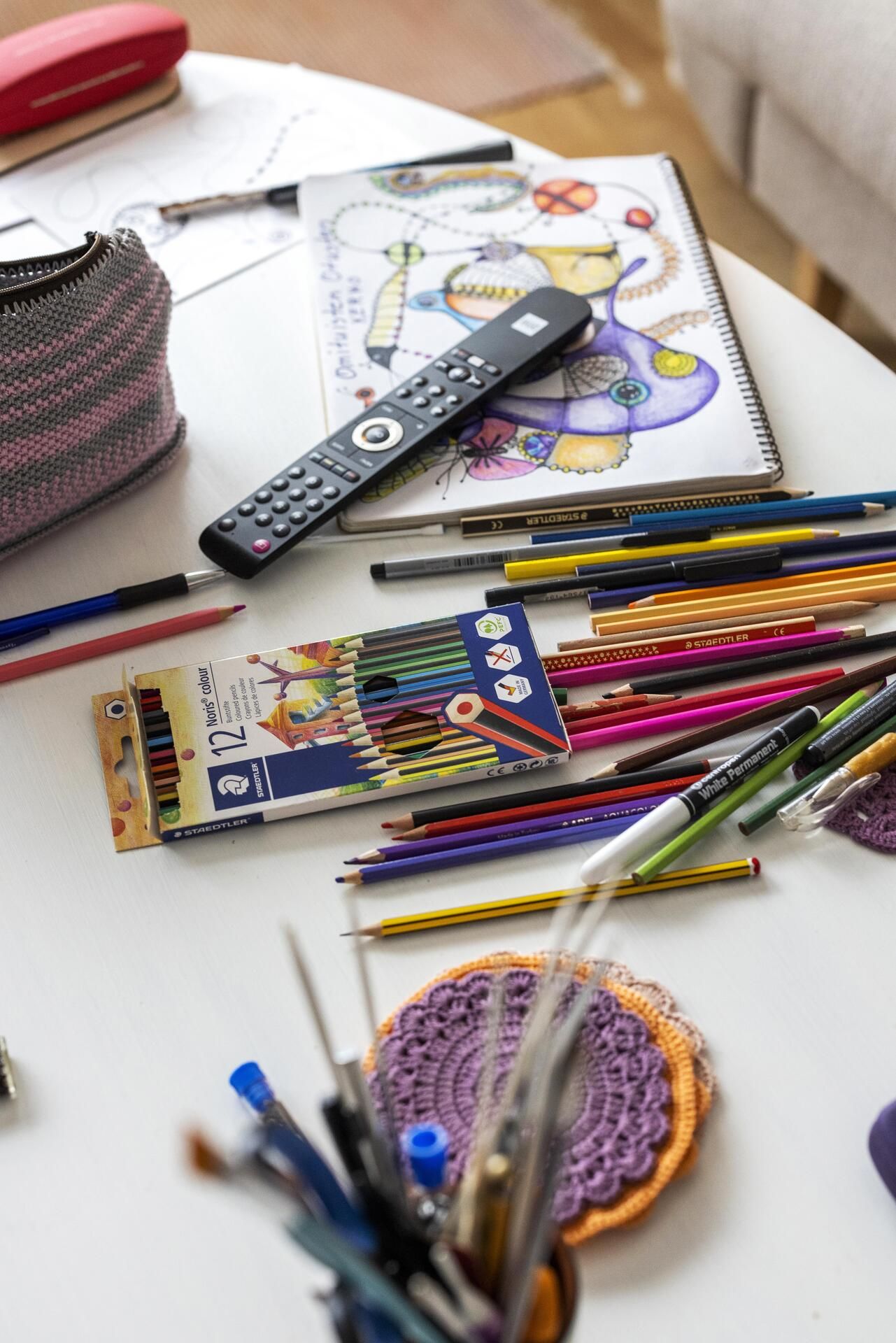 Kuvataide on Evan intohimo.