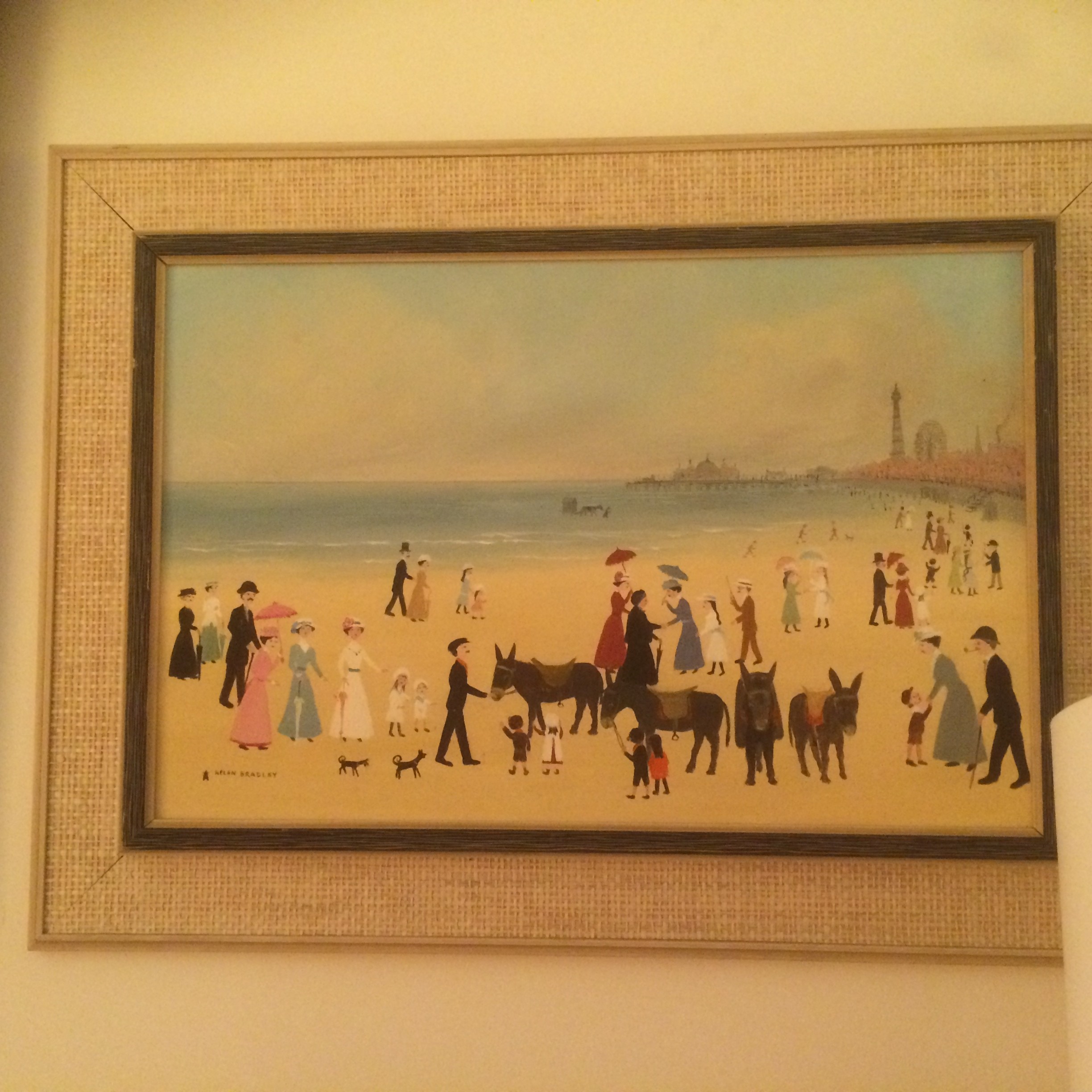 Tämä taulu on Judyn isoäidin Helen Bradleyn maalaama.