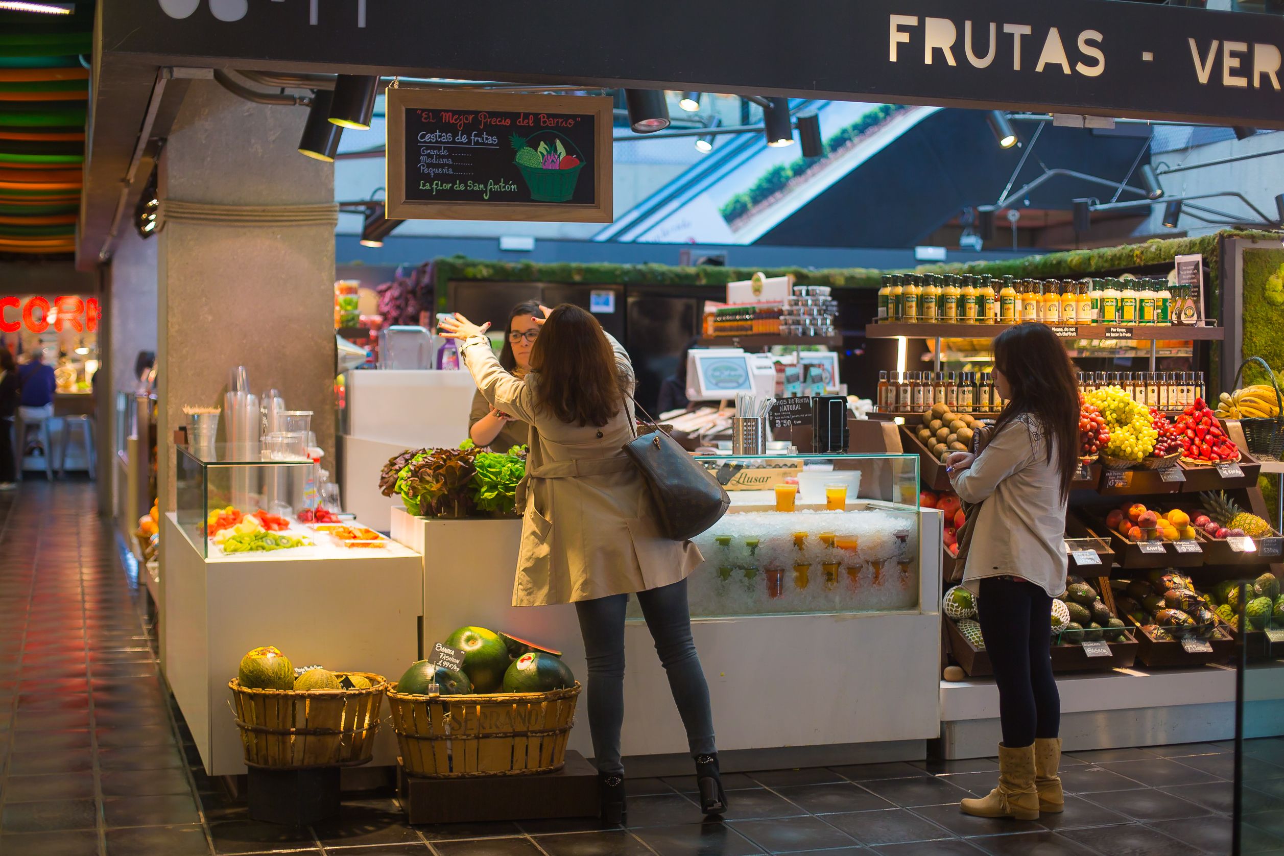 San Antónin kauppahalli on siisti ja moderni.