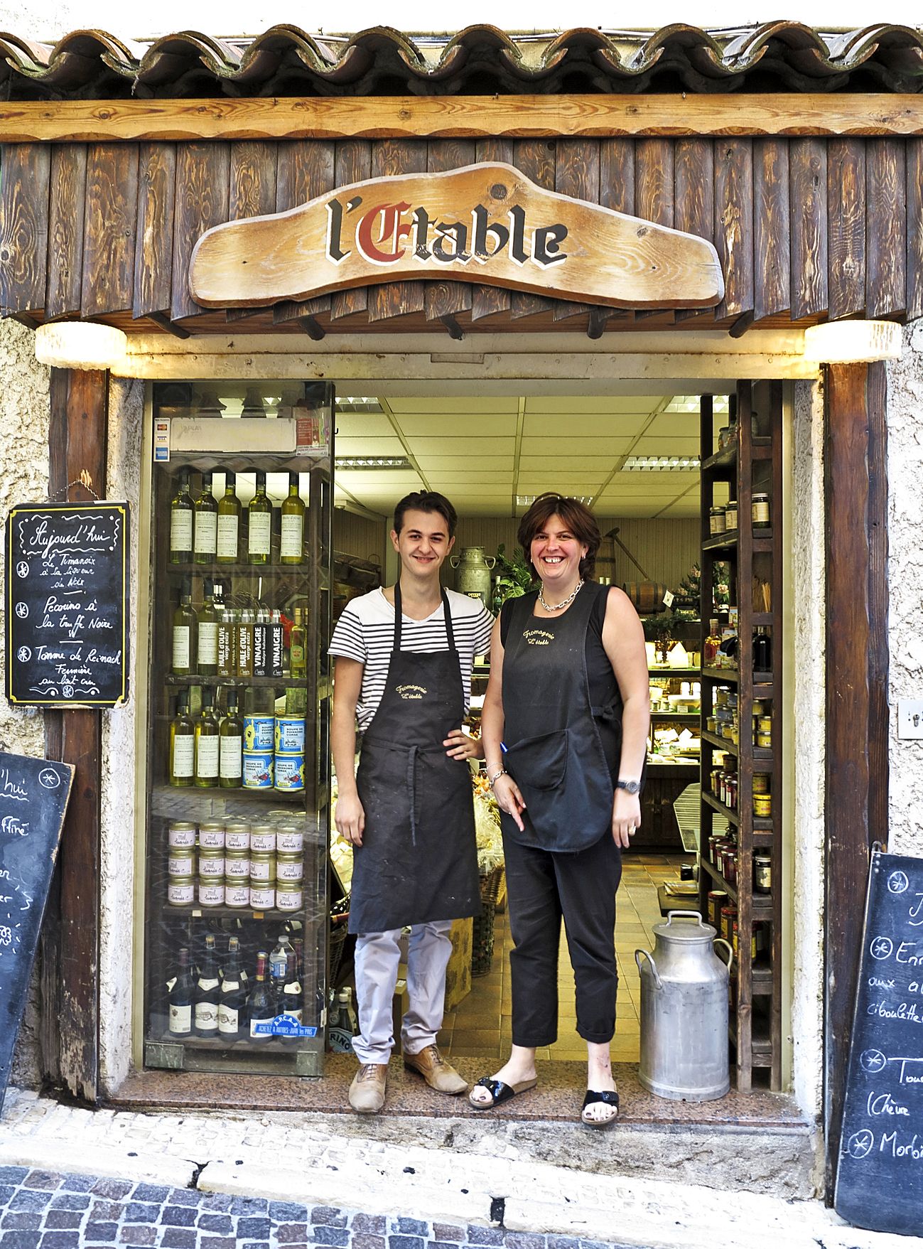 L’Etable on yksi Antibesin makoisista juustokaupoista.